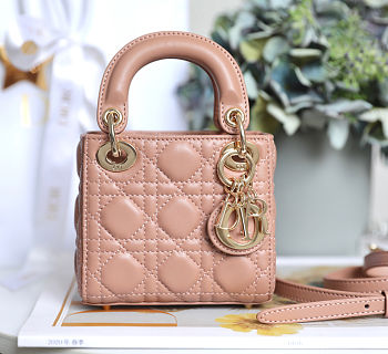 Fortok Dior Mini Lady Pink 12 x 10 x 5 cm