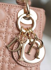 Fortok Dior Mini Lady Pink 12 x 10 x 5 cm - 4