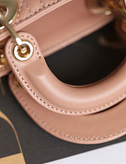 Fortok Dior Mini Lady Pink 12 x 10 x 5 cm - 3