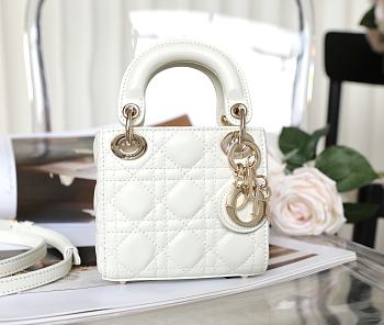 Fortok Dior Mini Lady White 12 x 10 x 5 cm