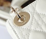 Fortok Dior Mini Lady White 12 x 10 x 5 cm - 6