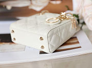 Fortok Dior Mini Lady White 12 x 10 x 5 cm - 5