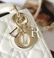 Fortok Dior Mini Lady White 12 x 10 x 5 cm - 3
