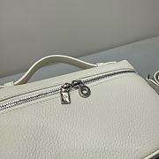 Fortok Loro Piana Extra Pocket L27 White 27 x 10 x 16 cm  - 5
