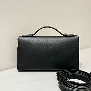 Fortok Loro Piana Extra Pocket L19 Black Mini 19 x 7 x 12 cm - 4