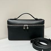 Fortok Loro Piana Extra Pocket L27 Black  27 x 10 x 16 cm - 1