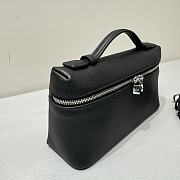 Fortok Loro Piana Extra Pocket L27 Black  27 x 10 x 16 cm - 2
