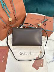 Fortok Loro Piana Extra Pocket L27 Brown Canvas 27 x 10 x 16 cm  - 5