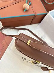 Fortok Loro Piana Extra Pocket L27 Beige Canvas 27 x 10 x 16 cm  - 3