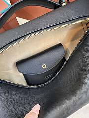 Fortok Loro Piana Extra Pocket L27 Black With Gold Hardware 27 x 10 x 16 cm  - 6