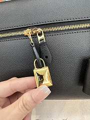 Fortok Loro Piana Extra Pocket L27 Black With Gold Hardware 27 x 10 x 16 cm  - 2