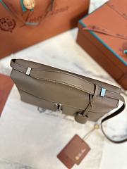 Fortok Loro Piana Extra Pocket L27 Ebony 27 x 10 x 16 cm  - 4