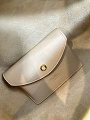 Fortok Loro Piana Extra Pocket L27 Beige With Gold Hardware 27 x 10 x 16 cm  - 4
