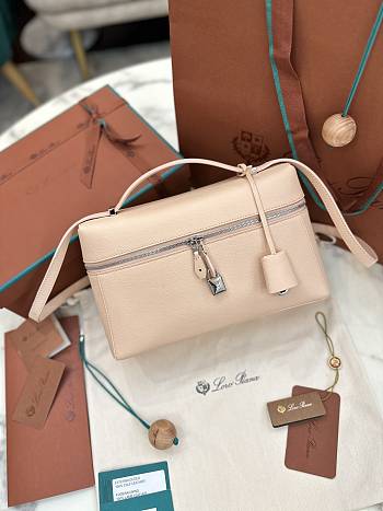 Fortok Loro Piana Extra Pocket L27 Cream 27 x 10 x 16 cm 
