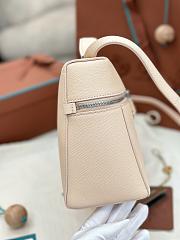 Fortok Loro Piana Extra Pocket L27 Cream 27 x 10 x 16 cm  - 4