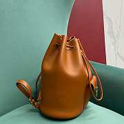 Fortok Loro Piana Extra Drawstring Backpack Brown 25 x27x14cm - 5