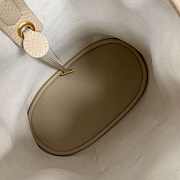 Fortok Loro Piana Extra Drawstring Backpack Beige 25 x27x14cm - 6