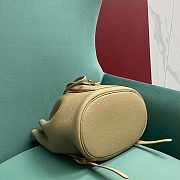 Fortok Loro Piana Extra Drawstring Backpack Beige 25 x27x14cm - 4