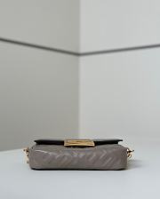 Fortok Fendi Baguette FF Logo Bag Ebony 19×5×12cm - 3