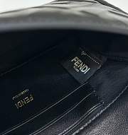 Fortok Fendi Baguette FF Logo Bag Black 19×5×12cm - 3