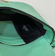Fortok Fendi Baguette FF Logo Bag Green19×5×12cm - 3