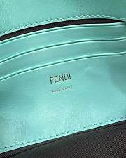 Fortok Fendi Baguette FF Logo Bag Blue Mint 19×5×12cm - 2