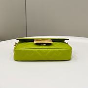 Fortok Fendi Baguette FF Logo Bag Banana Green 19×5×12cm - 6