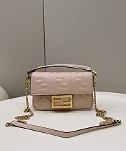 Fortok Fendi Baguette FF Logo Bag Light Ebony 19×5×12cm - 1