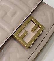 Fortok Fendi Baguette FF Logo Bag Light Ebony 19×5×12cm - 6
