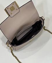 Fortok Fendi Baguette FF Logo Bag Light Ebony 19×5×12cm - 5