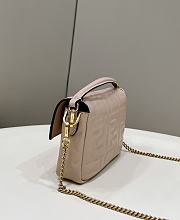 Fortok Fendi Baguette FF Logo Bag Light Ebony 19×5×12cm - 4