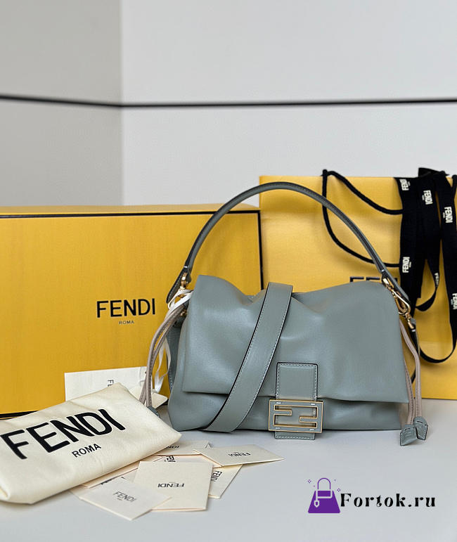 Fortok Fendi Mamma Baguette Green 26.5/18/8.5cm  - 1