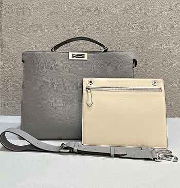 Fortok Fendi  Peekaboo ISeeU Grey 38/10/29cm