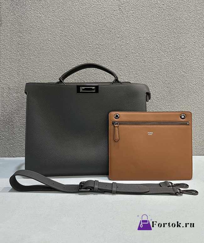 Fortok Fendi Peekaboo ISeeU Dark Grey 38/10/29cm - 1
