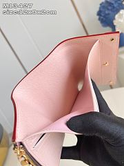 Fortok LOUIS VUITTON LV × TM Portefeuille Victorine Sakura Brown M13427 Monogram Cherry Blossom 12 x 9 x 2 cm - 6