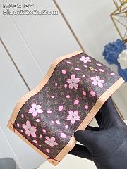 Fortok LOUIS VUITTON LV × TM Portefeuille Victorine Sakura Brown M13427 Monogram Cherry Blossom 12 x 9 x 2 cm - 3