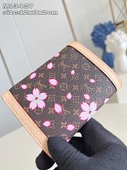 Fortok LOUIS VUITTON LV × TM Portefeuille Victorine Sakura Brown M13427 Monogram Cherry Blossom 12 x 9 x 2 cm - 2