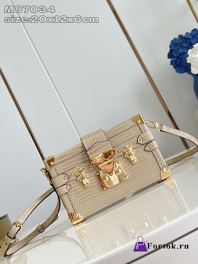 Fortok Louis Vuitton Petite Malle Celebration LV Sparkle Gold 20 x 12 x6 cm - 1