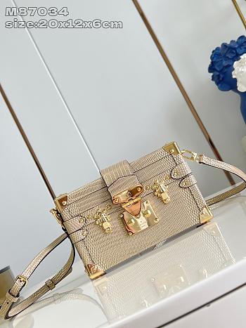 Fortok Louis Vuitton Petite Malle Celebration LV Sparkle Gold 20 x 12 x6 cm