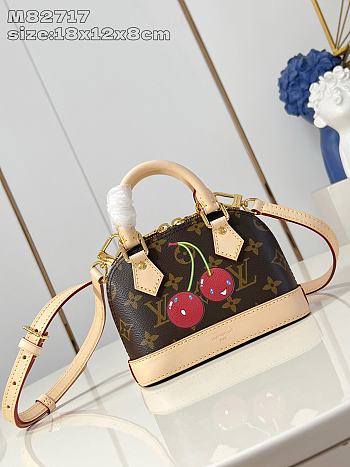 Fortok Louis Vuitton x TM Nano Alma Cherry 18 x 12 x 8