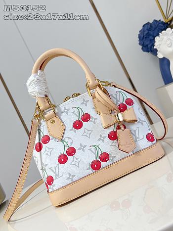 Fortok Louis Vuitton x TM White Alma Cherry 23 x 17 x 11 cm