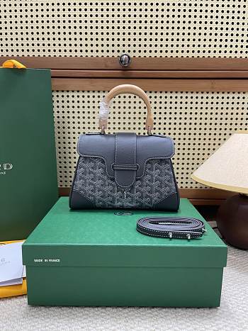 Fortok Goyard Saïgon Souple Mini Bag Grey 20 x 14 x 9 cm