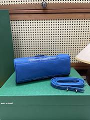 Fortok Goyard Saïgon Souple Mini Bag Blue 20 x 14 x 9 cm - 4