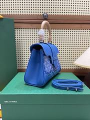 Fortok Goyard Saïgon Souple Mini Bag Blue 20 x 14 x 9 cm - 2