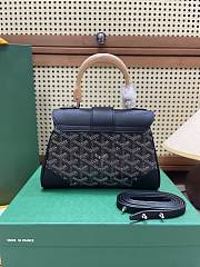 Fortok Goyard Saïgon Souple Mini Bag Black 20 x 14 x 9 cm - 4