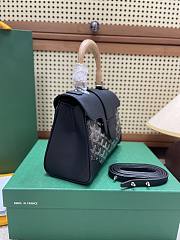 Fortok Goyard Saïgon Souple Mini Bag Black 20 x 14 x 9 cm - 5