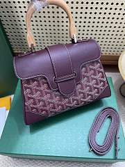 Fortok Goyard Saïgon Souple Mini Bag Rouge 20 x 14 x 9 cm - 6