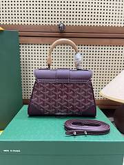 Fortok Goyard Saïgon Souple Mini Bag Rouge 20 x 14 x 9 cm - 4