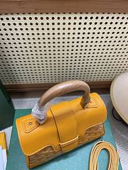 Fortok Goyard Saïgon Souple Mini Bag Yellow 20 x 14 x 9 cm - 6
