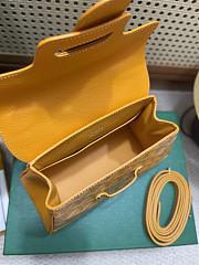 Fortok Goyard Saïgon Souple Mini Bag Yellow 20 x 14 x 9 cm - 5